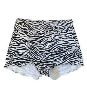 ZEBRA PRINT SHORTS